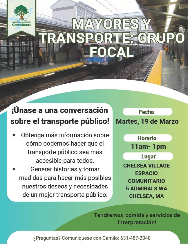 Volante con la información del evento.