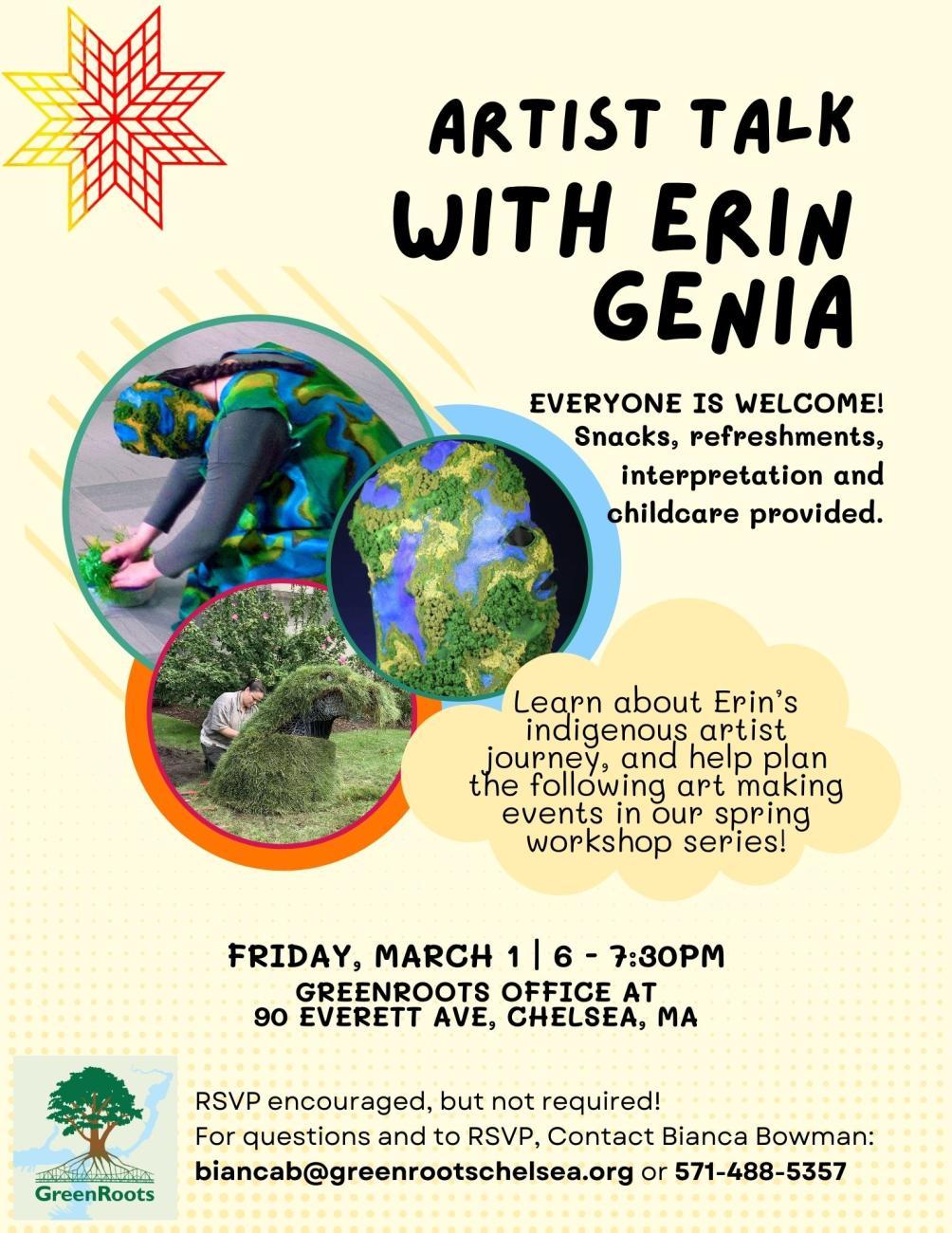 Flyer with the information about the event.