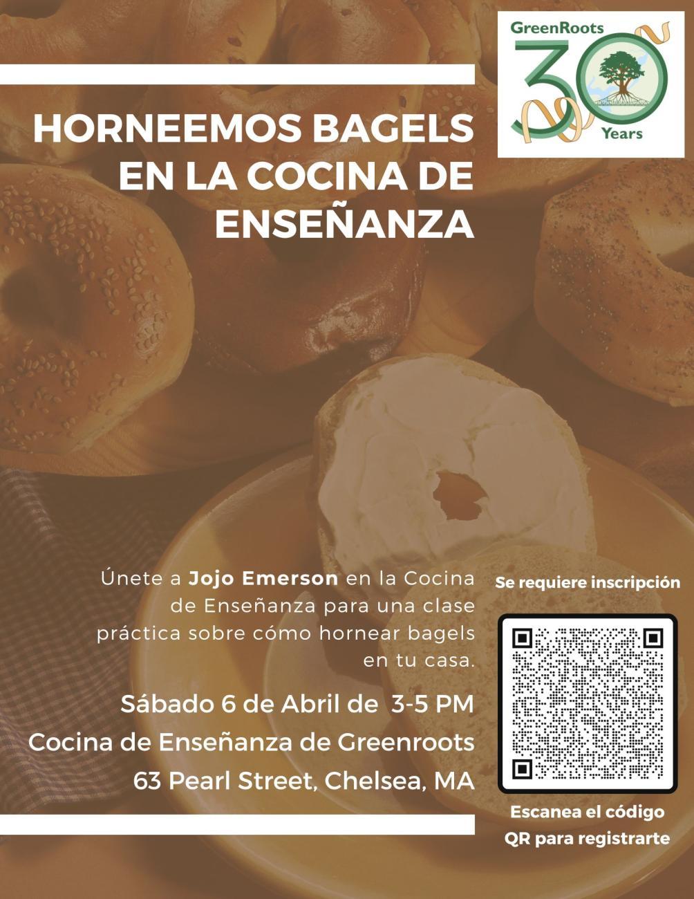 Volante con la información del evento.