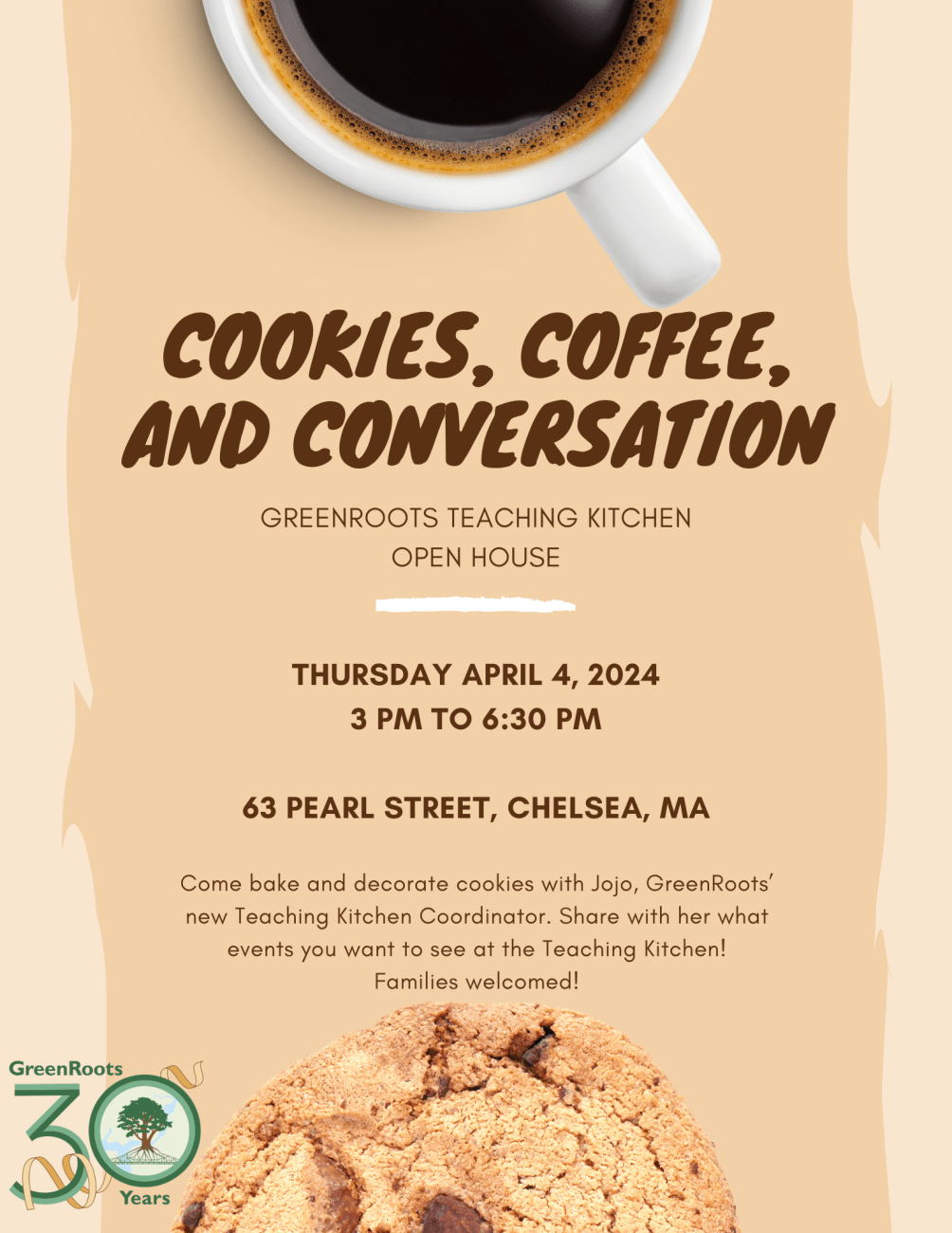 Flyer with information about the event.