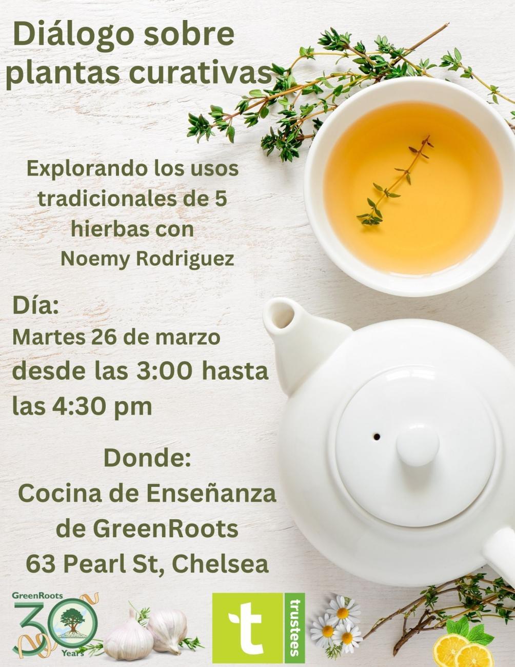 Volante con la información del evento.