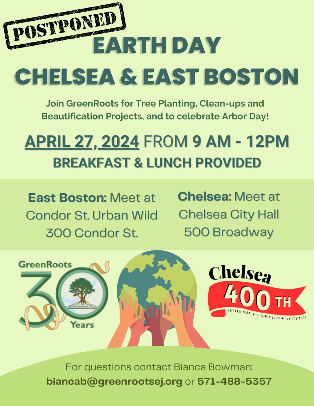 Flyer with information about the event.