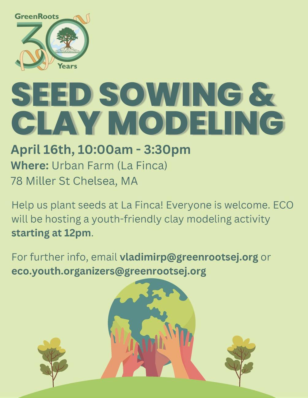 Flyer with information about the event.