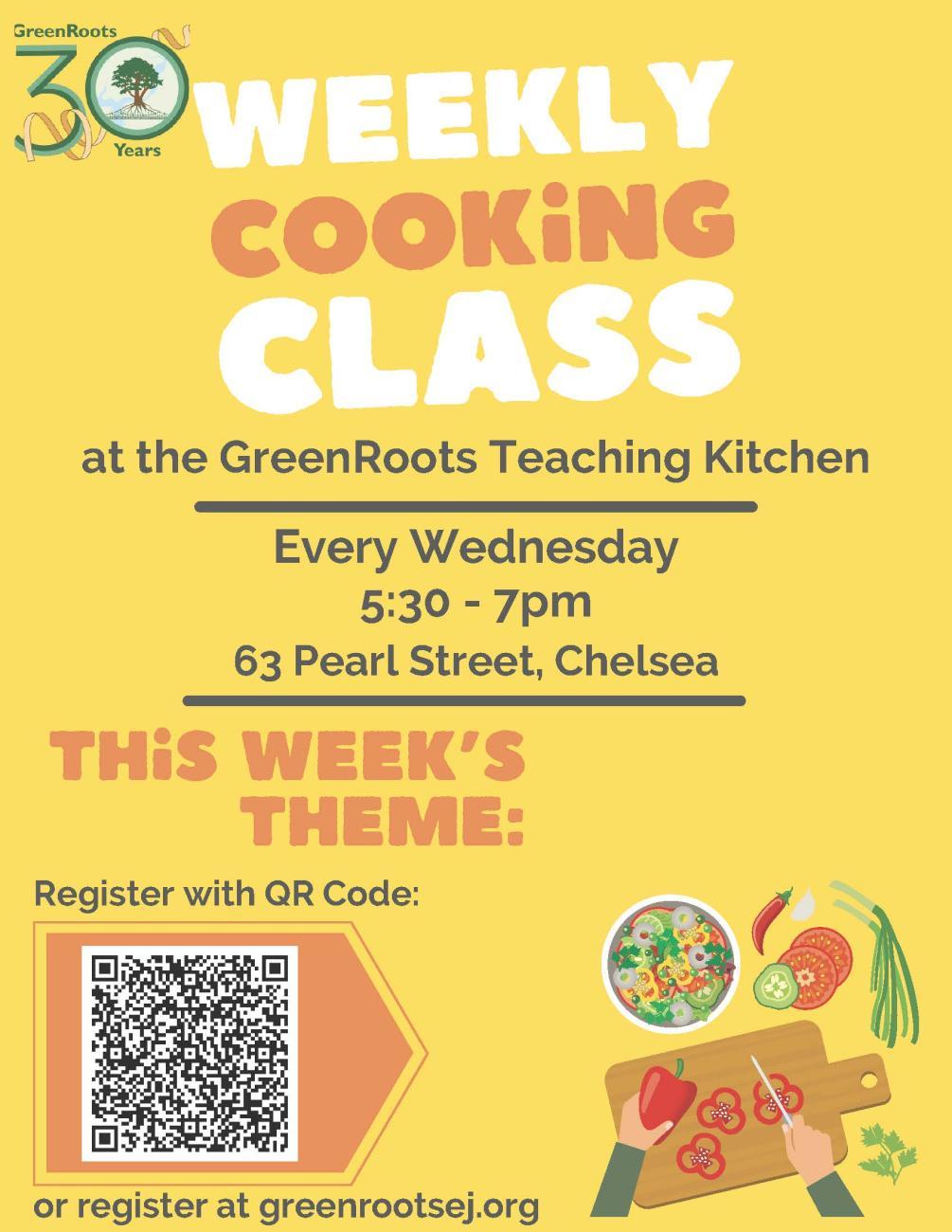 Flyer with information about the event.