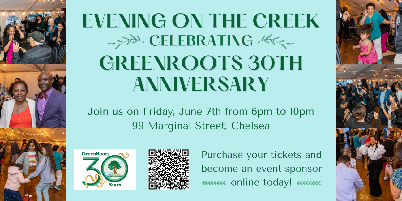 banner with information about the event