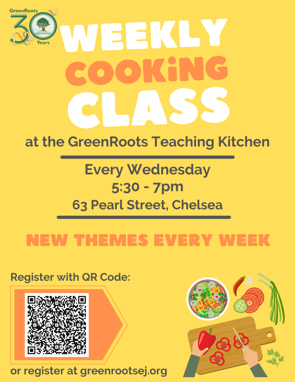 Flyer with information about the event.