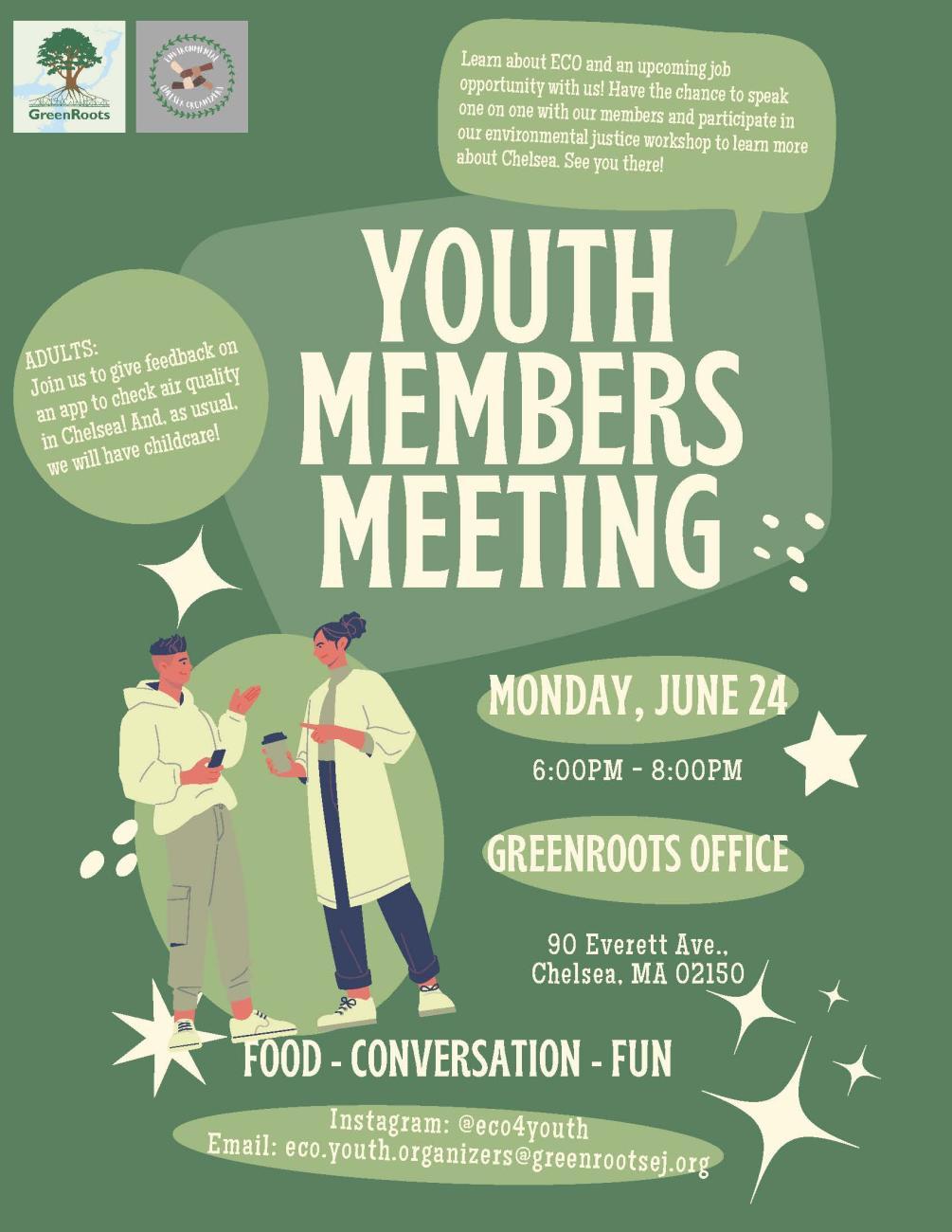 Flyer with information about the event.