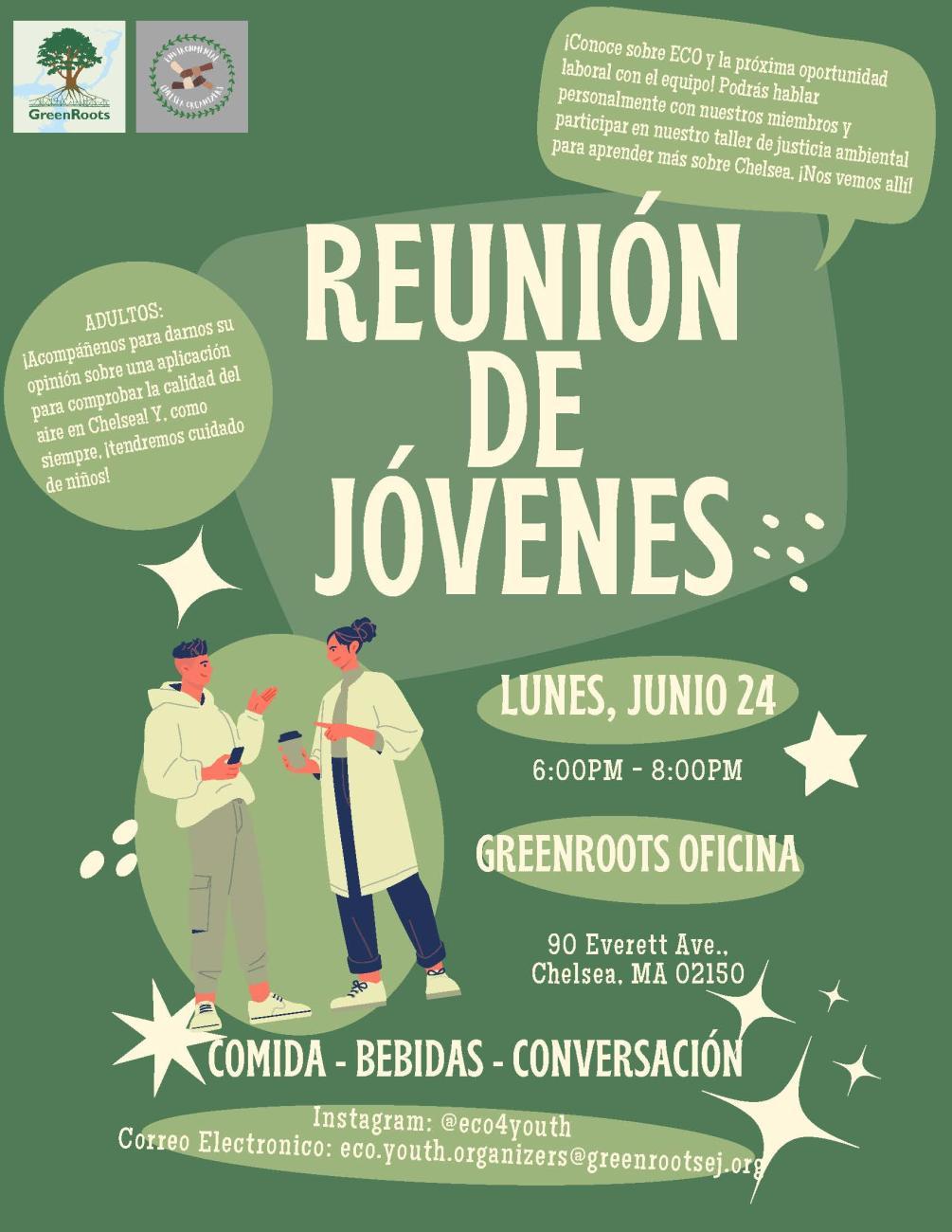 Volante con la información del evento.
