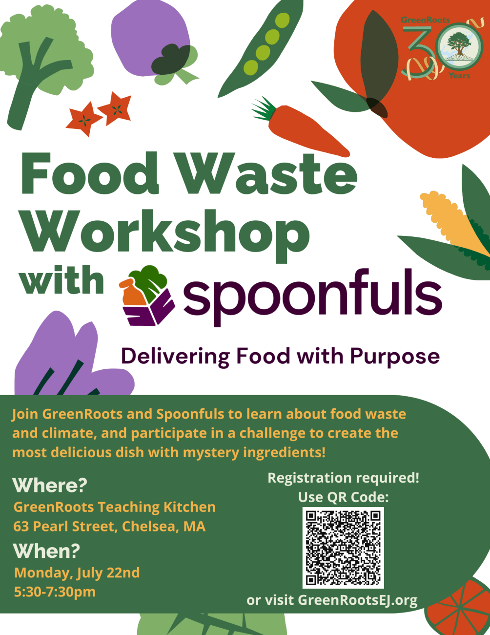 Flyer with visual information about the event.