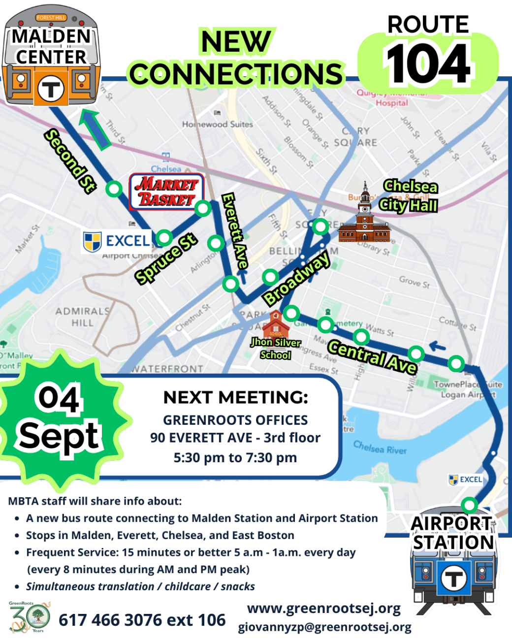 Flyer with visual information about the event.