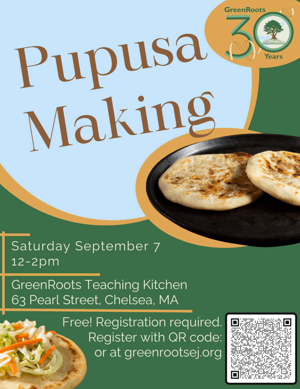 Flyer with visual information about the event.
