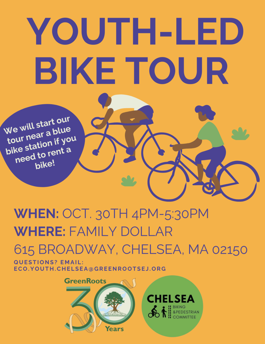 Flyer with visual information about the event.