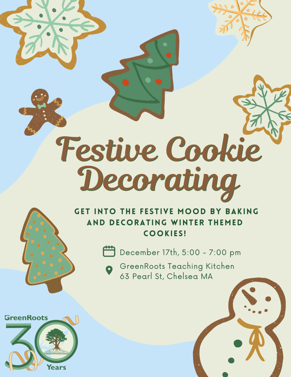 Flyer with visual information about the event.