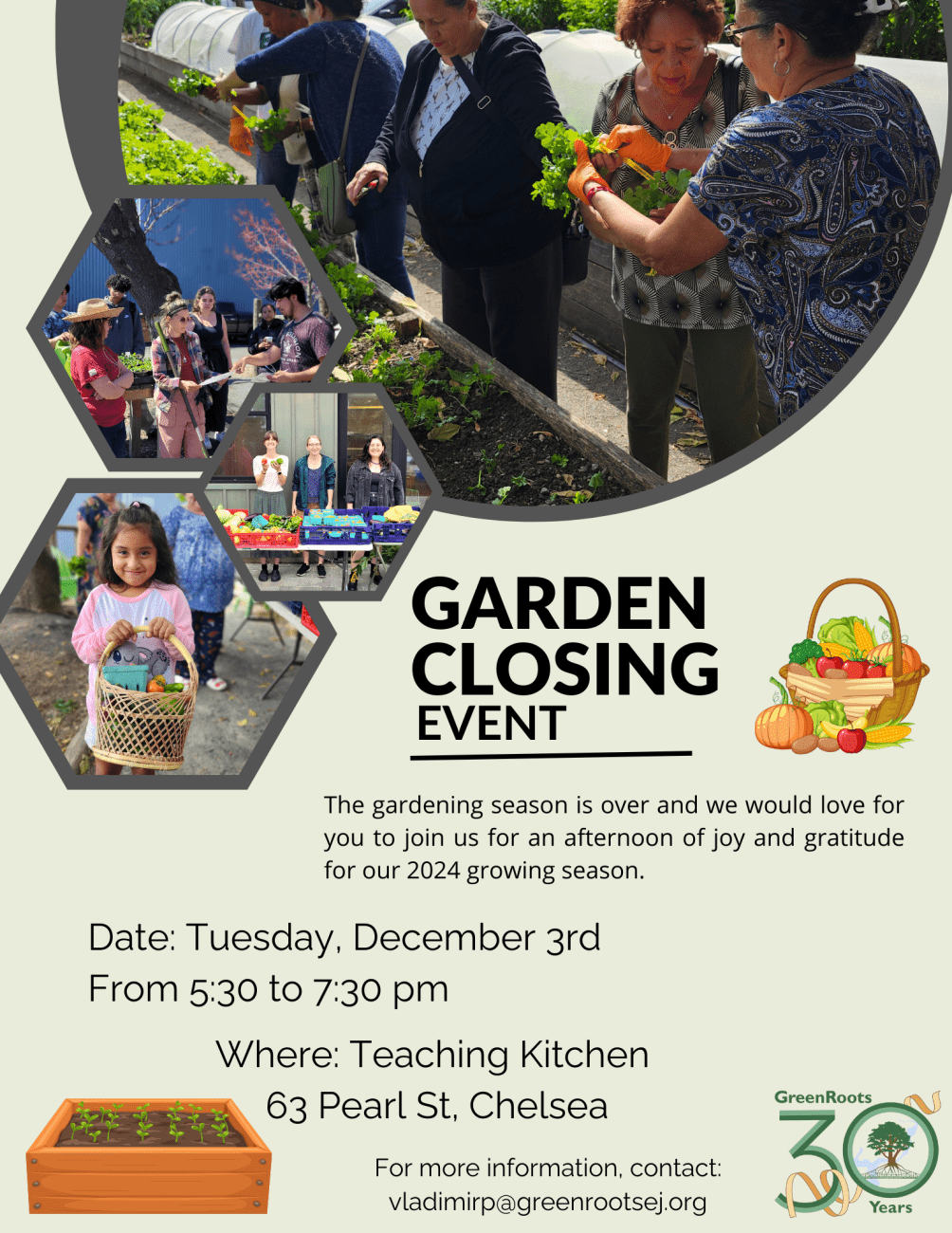 Flyer with visual information about the event.