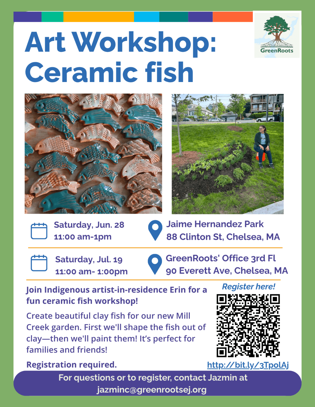 Flyer with visual information about the event.