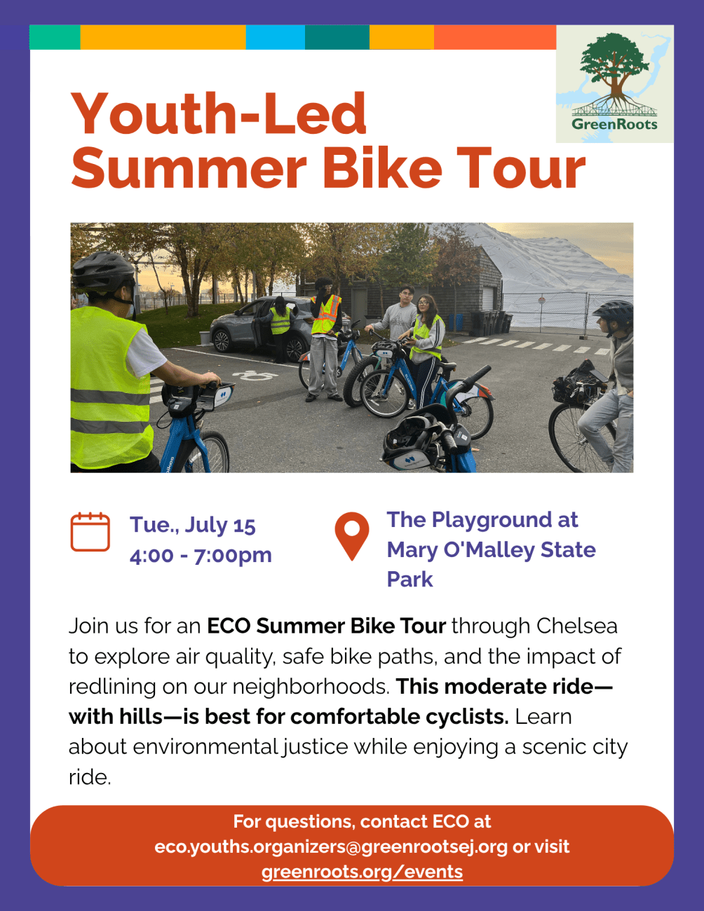 Flyer with visual information about the event.