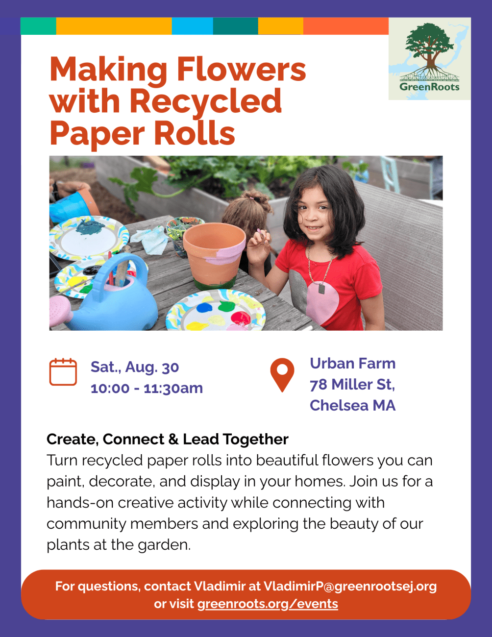 Flyer with visual information about the event.