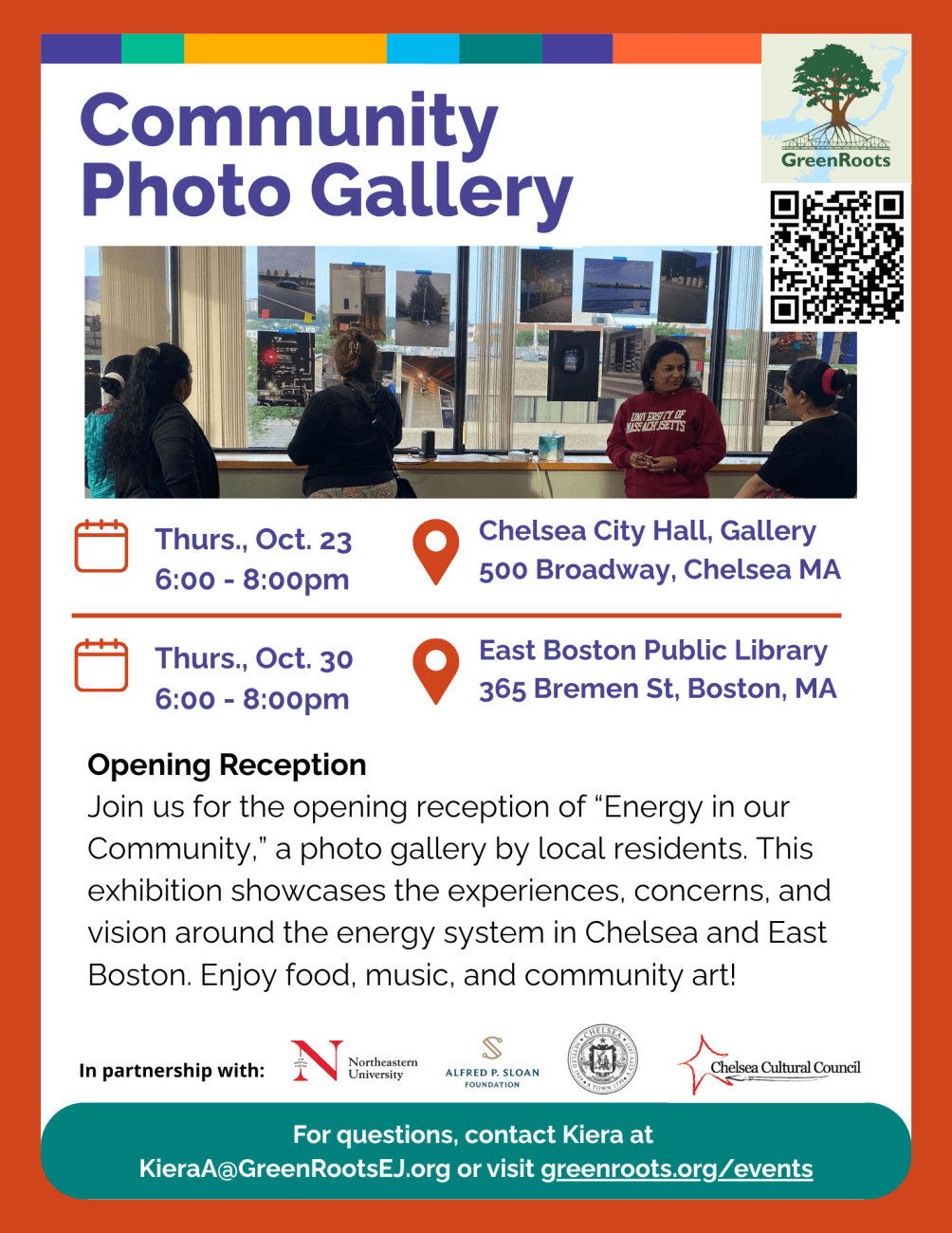 Flyer with visual information about the event.