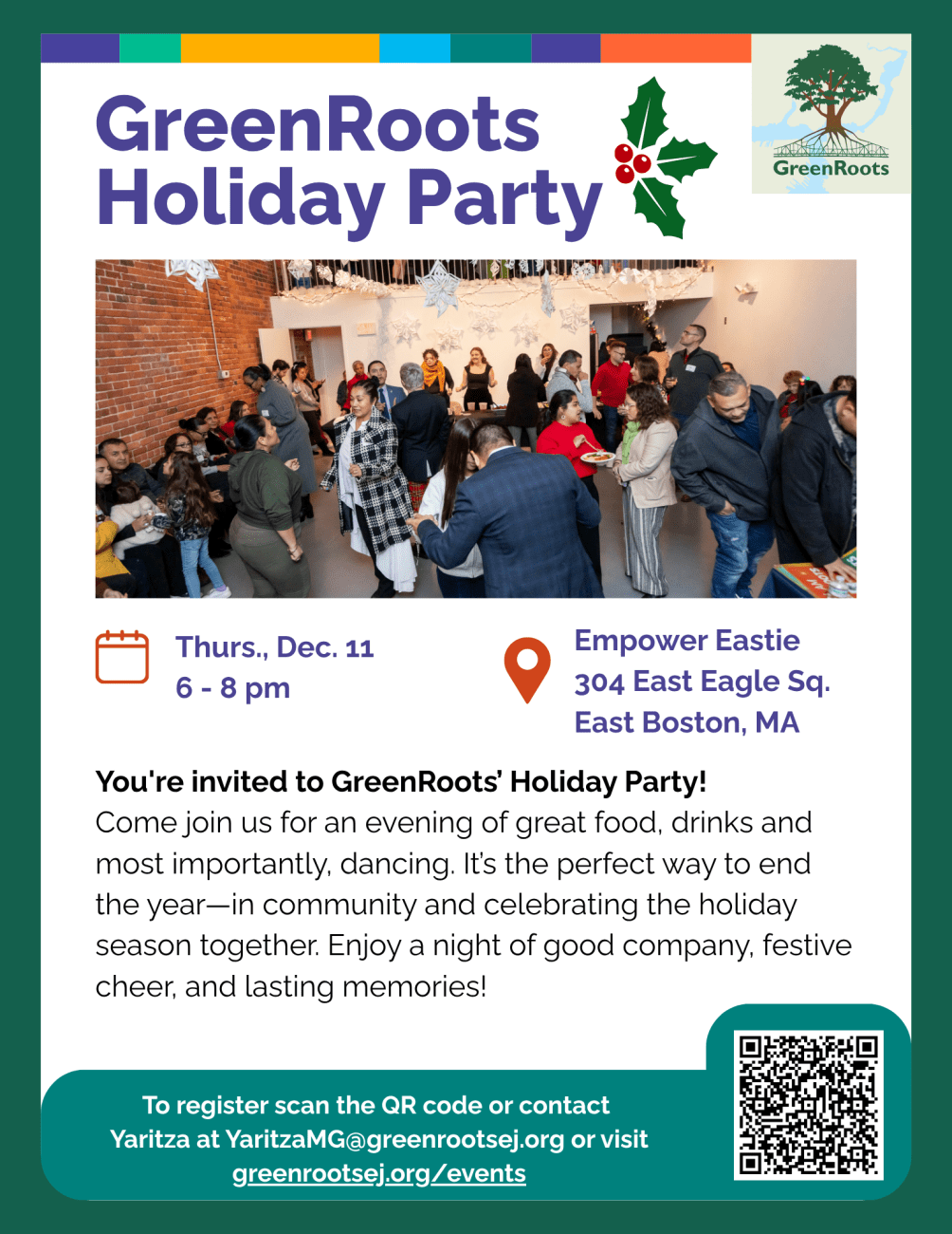 Flyer with visual information about the event.