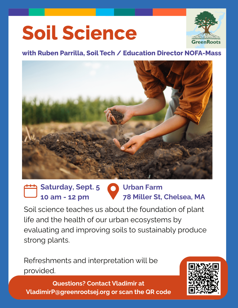 Flyer with visual information about the event.