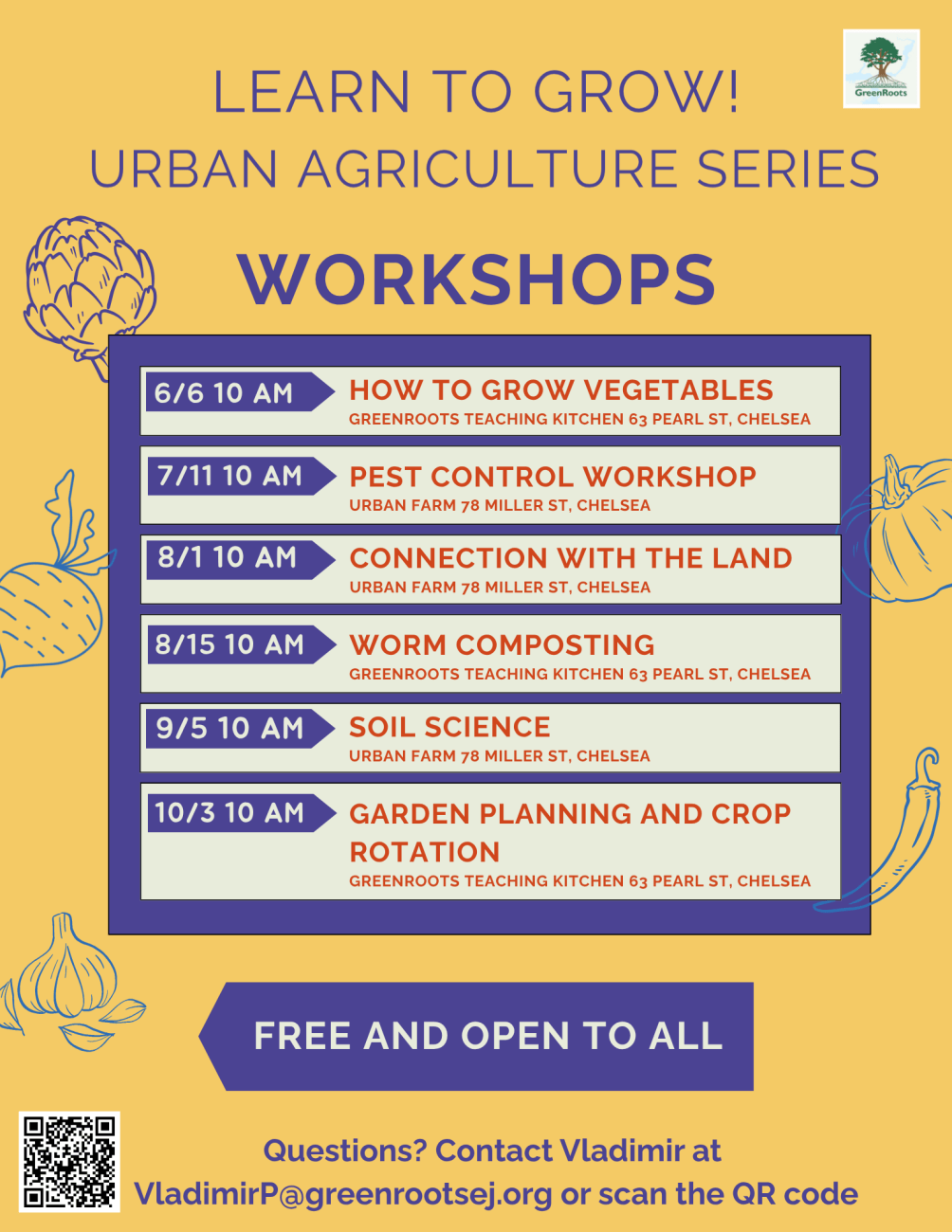 Flyer with visual information about the event.