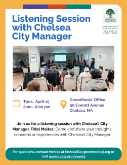 listening session flyer