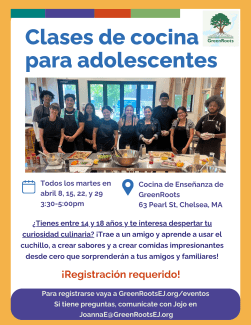 Clases de cocina para adolescentes