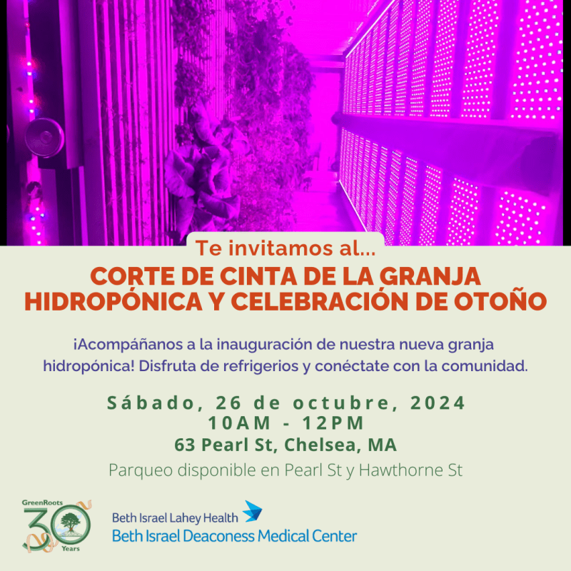 Volante con la información del evento.